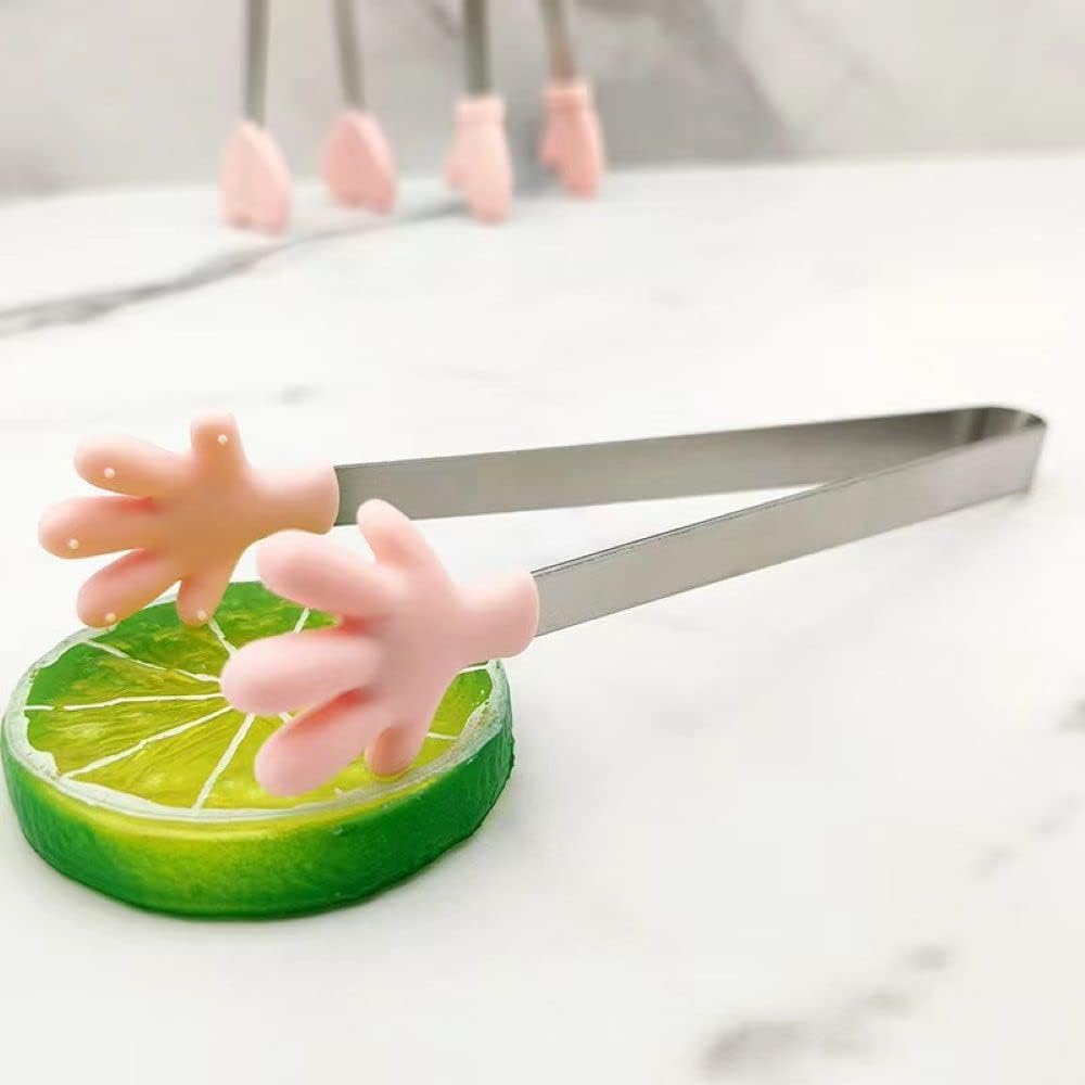 Mini Dessert Tongs, Tong Clips for BBQ, Salad, Candy, Mini Tongs -Pack of 3 Mini Dessert Tongs, Tong Clips for BBQ, Salad, Candy, Mini Tongs -Pack of 3